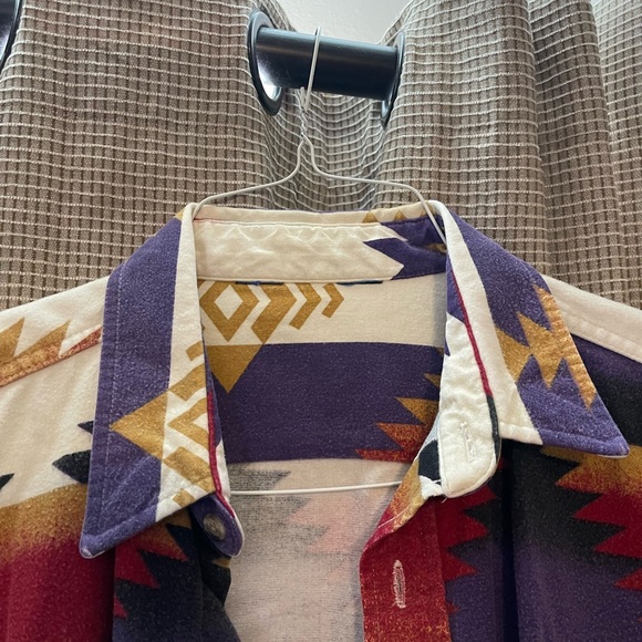 Vintage Western Button Down Shirt - Picture 6 of 7